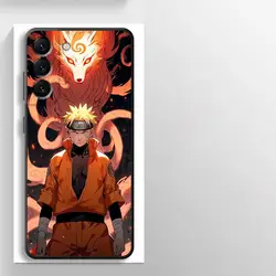 Anime Cool - N - arutoS Black Soft Shell Case - Galaxy A42 5G (Mix01)