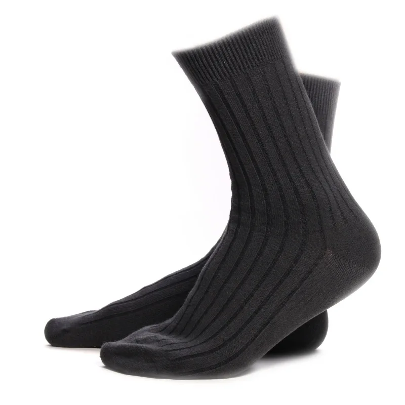 

Bamboo fiber male socks four seasons business mid -stock socks men's socks black stockings breathable casual men's socks