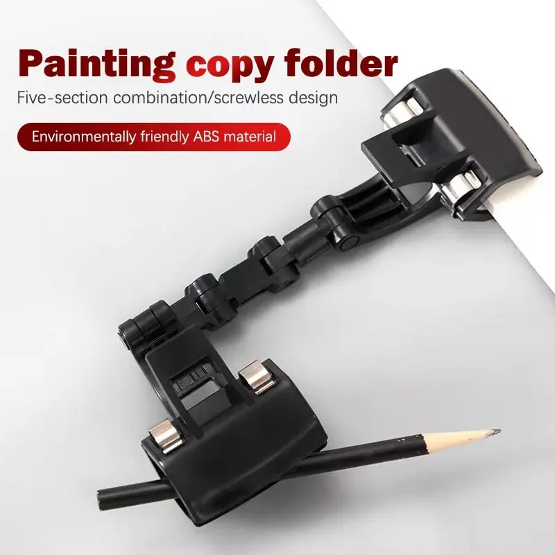 Double Head Rotatable Art Special Copy Holder Painting Clip Clamp For