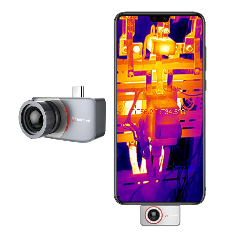 Xinfrared InfiRay 공식 T3pro 열화상 카메라, 산업용 열화상 카메라, 스마트폰용, 안드로이드 C 타입 이미저