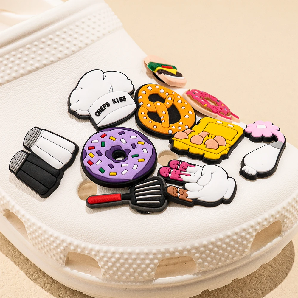 Wholesale Custom Shoe Croc Charms 2D 3D PVC Shoe Decorations Shoes