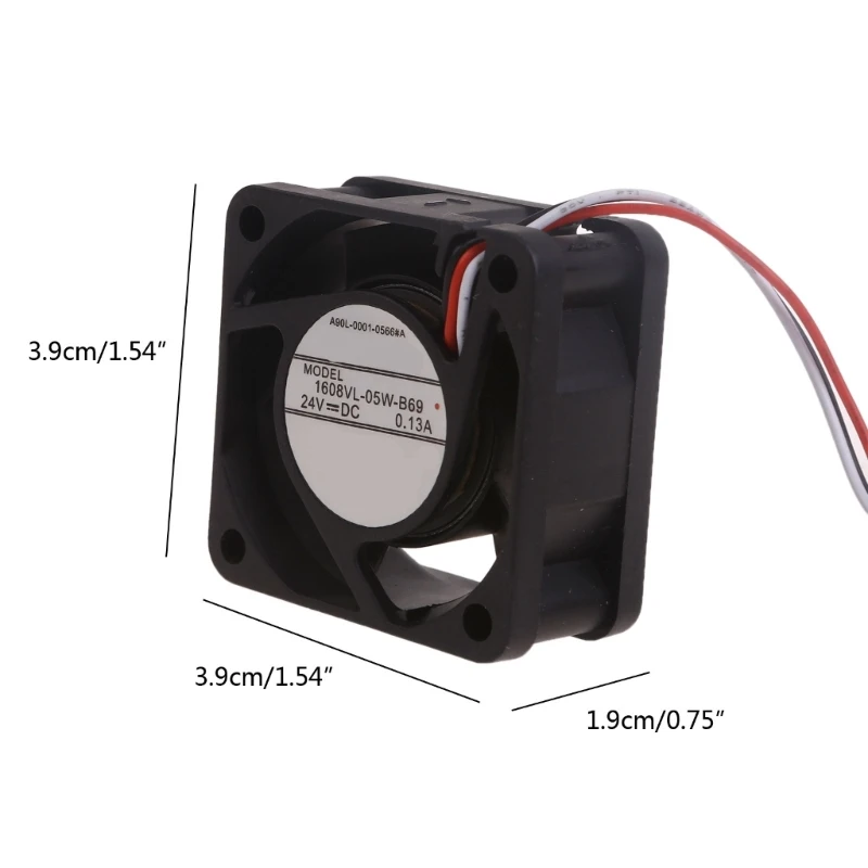 새로운 A90L-0001-0575A 1608VL-05W-B69 기존 FANUC 시스템용 3.9cm 특수 팬 24V 0.09A 4020 냉각 팬