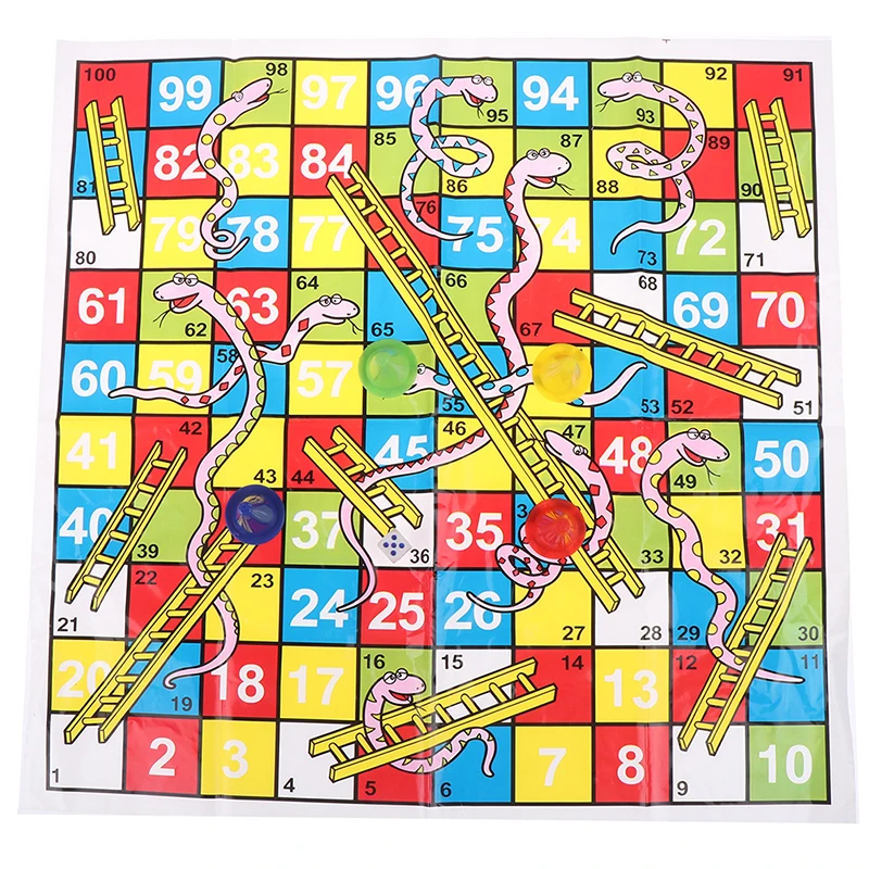 Board Game Snake Ladder Educational Kids Children Toys Family Interesting Board Game Gifts