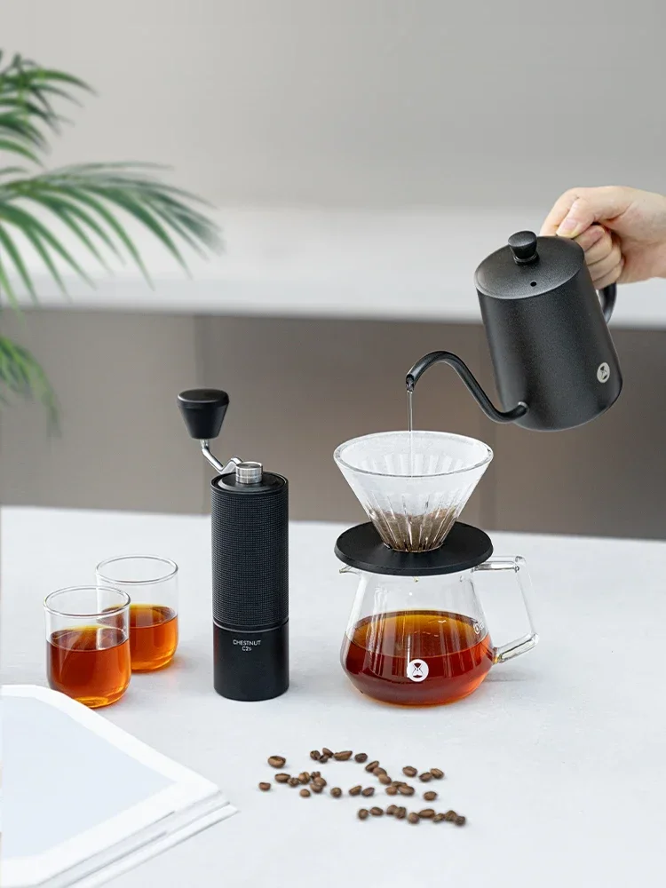TIMEMORE Hand Brew Coffee Maker set Home drip coffee hand brew gift box Hand grind bean machine set 4
