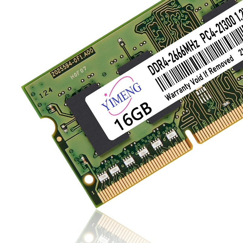 T12 DDR4 8GB 3200Mhz Dissipador de calor 16 Chips Memórias para laptop Ram PC4-25600 1.2V Memória Ram SODIMM