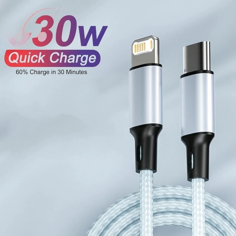 USB-C to Lightning Fast Charging Cable for iPhone thumbnail 1