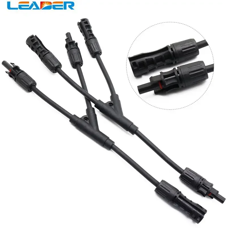Leadersolar Par 1500v pv Solar To1 y Ramo Conector Aprovação Tuv Padrão com Mm2 Cabo Solar para Solar pv