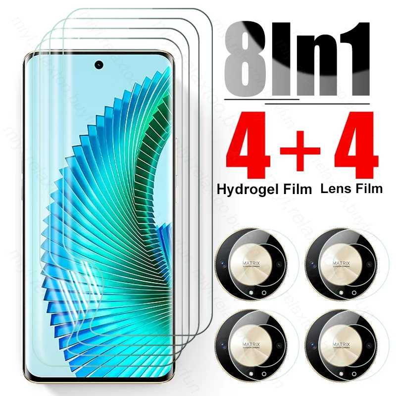 4 In 1 Camera Glass Honar Honer Magic 6 Lite 6 Lite Light Hydrogel Film Screen Protector Non Glass Per Honor Magic6 Lite 5G 2024