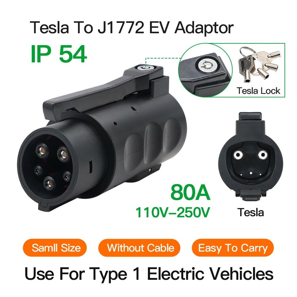 Chademo-Tesla 3 s xアダプター,充電タイプ1,glaj1772 - AliExpress
