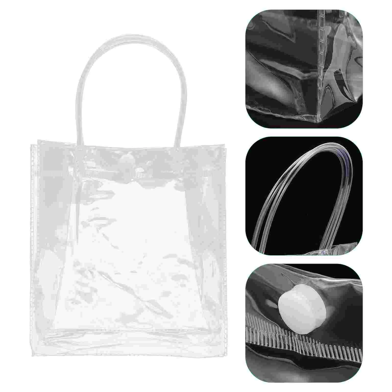 

12 Pcs Transparent Gift Bag Packaging Bags Christmas for Gifts Clear Tote Packing Xmas
