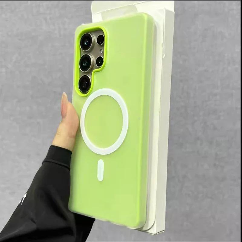 Luxury Candy Color 2-in-1 Magnetic Magsafe Wireless Charging Case