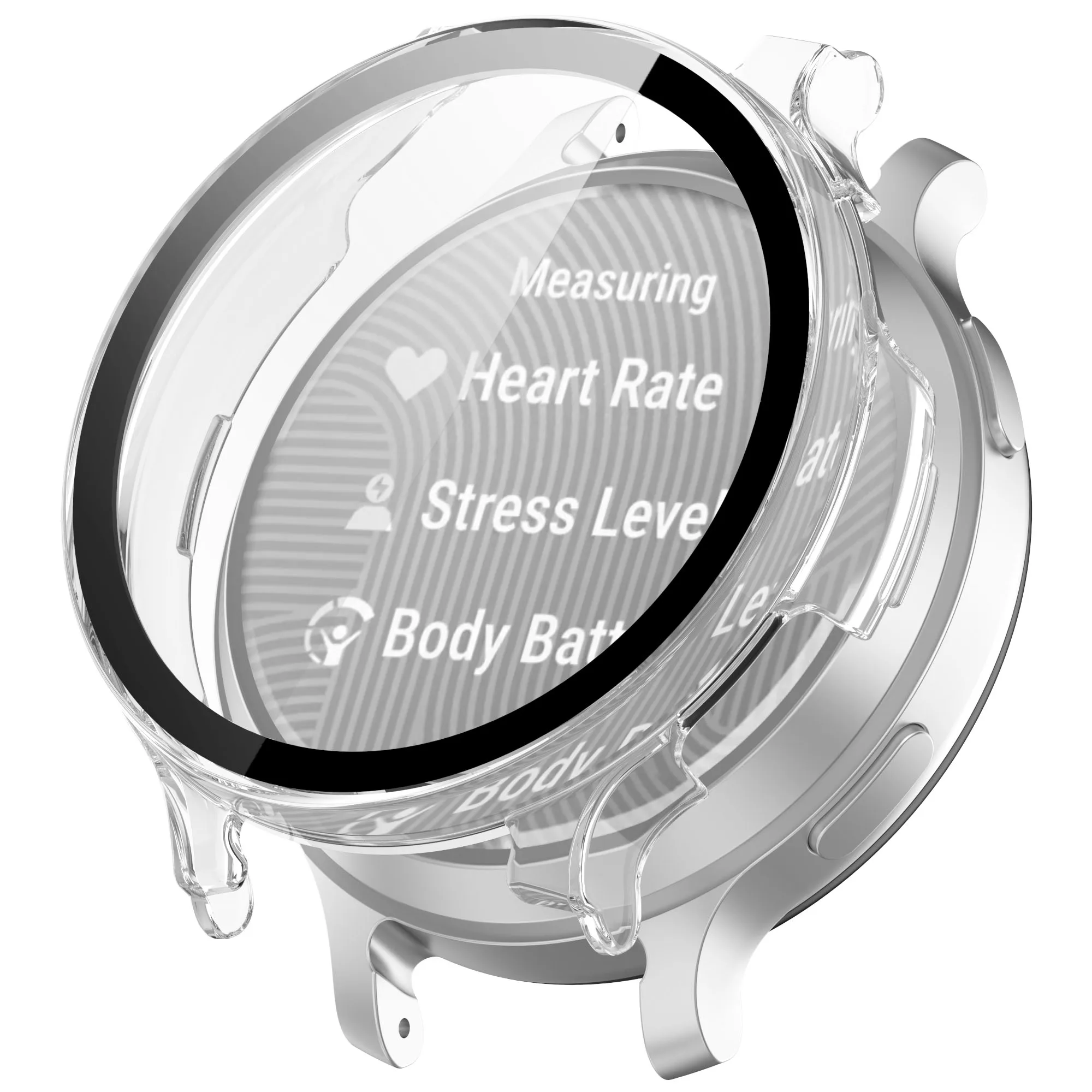Enhanced Smartwatch Glass Case - Full-Cover Protective Bumper Shell