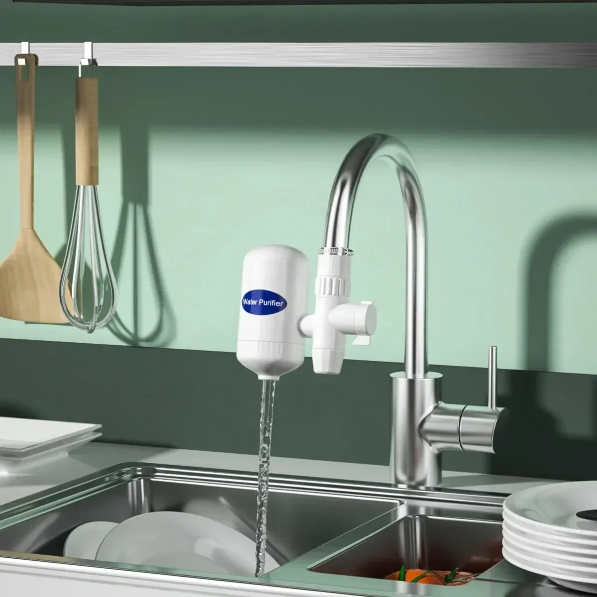 Tap water filter washable replacement kitchen faucet long-lasting water purifier faucet filter element