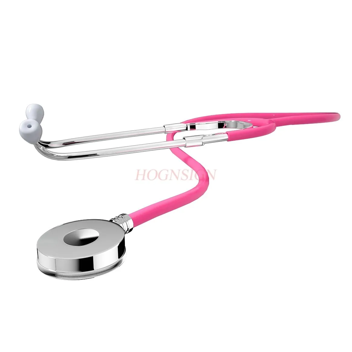 Surgical students majoring in stethoscopes listen to fetal heart rate using a single-sided stethoscope for home use