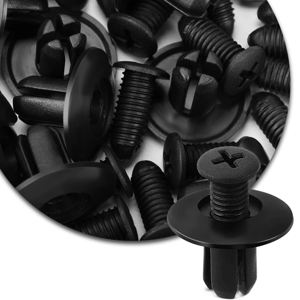 

Car 8mm Hole Plastic Rivets Fastener Push Clip for Smart Fortwo Forfour 450 451 454 453 Forjeremy