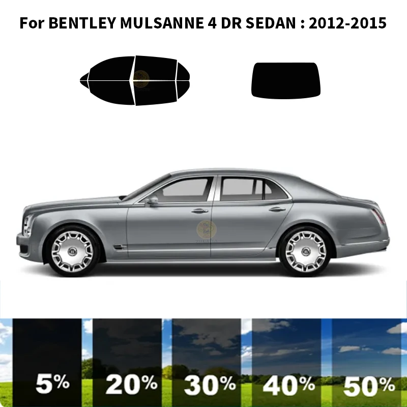 

Precut nanoceramics car UV Window Tint Kit Automotive Window Film For BENTLEY MULSANNE 4 DR SEDAN 2012-2015