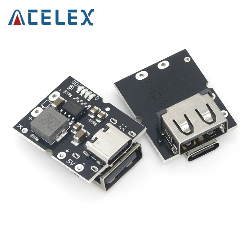 Lithium Battery Charger Battery Charger Module High-precision 5V2A charge-discharge integrated module Type-C input compatible with 4.2V lithium battery