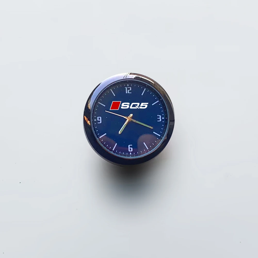 Car Quartz Decoration Clock Auto Dashboard Watch For Audi R8 S1 S3 S4 S5 S6 S7 S8 SQ2 SQ5 FY SQ7 SQ8 TTS Sline Car Ornaments