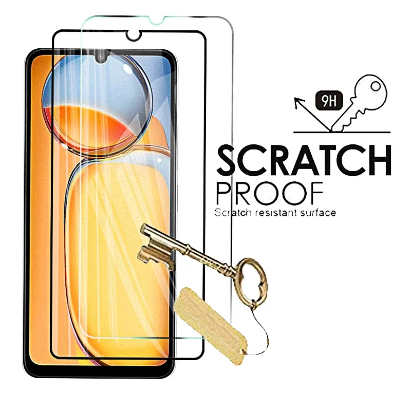 Tempered Glass for Redmi 13C Screen Protector Protective Glass 13 C Cover for Xiaomi Redmi 13C 6.74