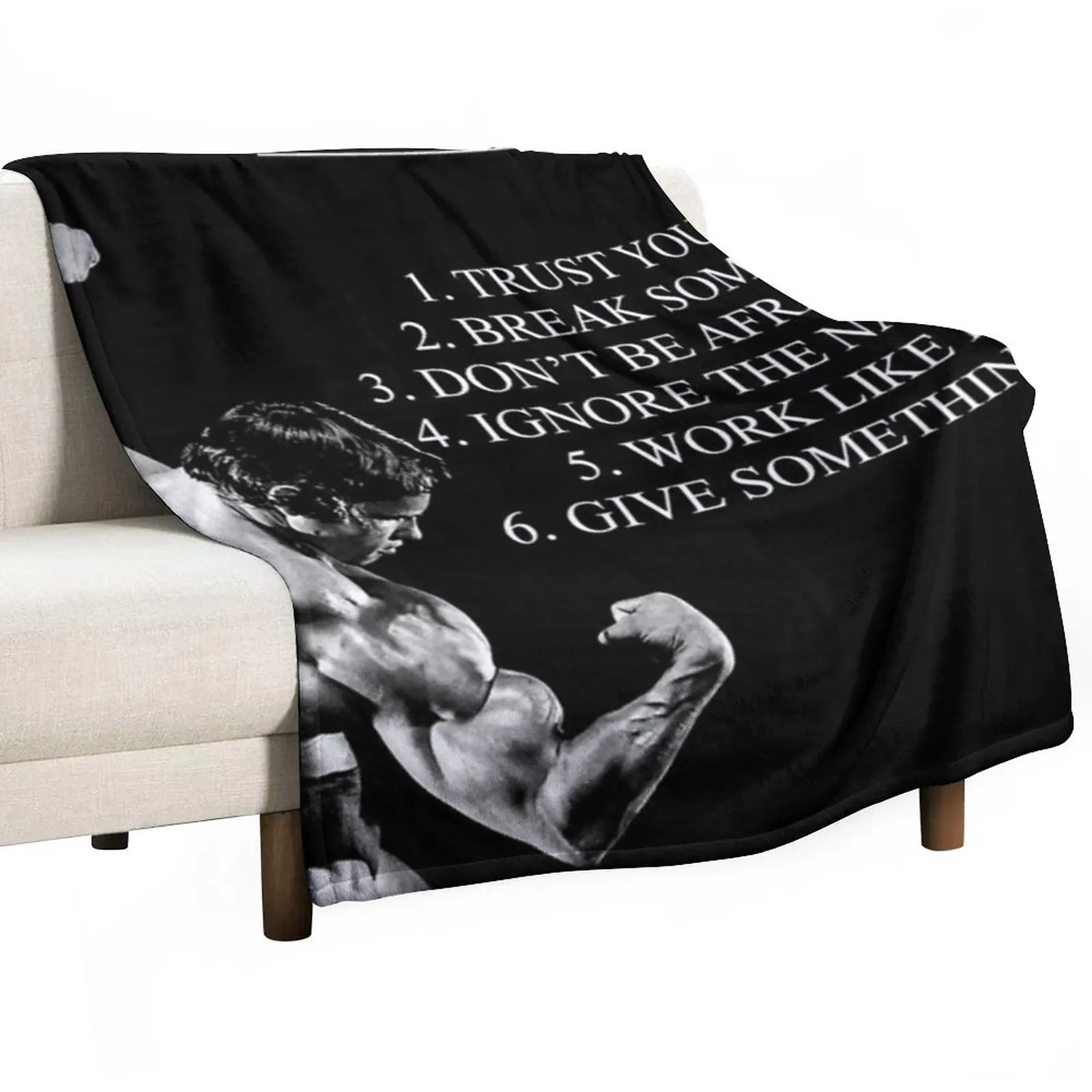 

Arnold Schwarznegger Throw Blanket Cute Blanket Giant Sofa Blanket