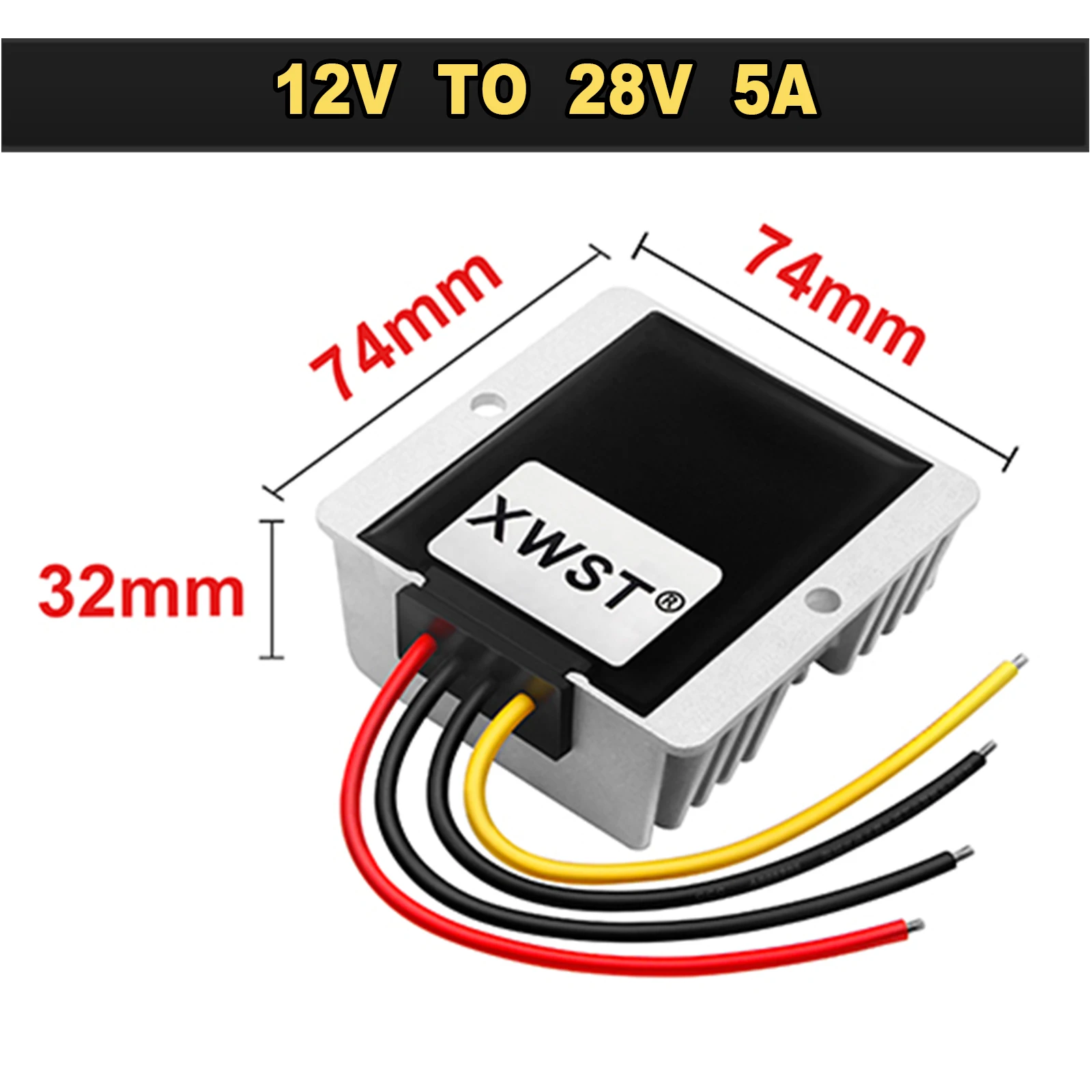 XWST DC DC Converter 12V to 28V Boost Inverter 3A 5A 10A 12A Voltage  Regulator Step 12V to 28V 4A DC power converter DC booster DC-DC transformer modu