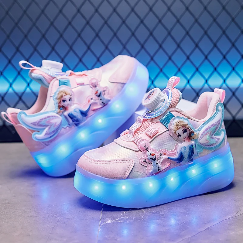 patchwork kids skate sneakers