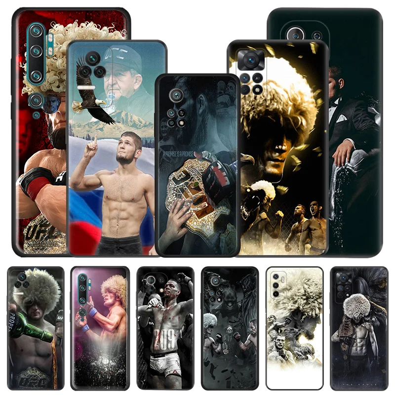 Per Redmi 12C 12 10C 10 10A 9 9I 9A 9T A1 A2 9C K40 K50 K60 Khabib Nurmagomedov Xiaomi Cc9 C51 Custodia Morbida Per Telefono