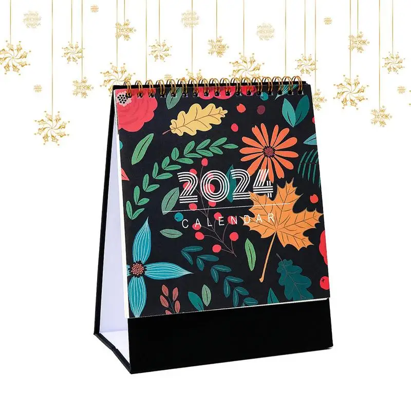 

Mini Calendar 2024 Vintage Retro Desktop Planner Calendar Stationery Supplies For Home Dormitory Classroom School Desk And Table