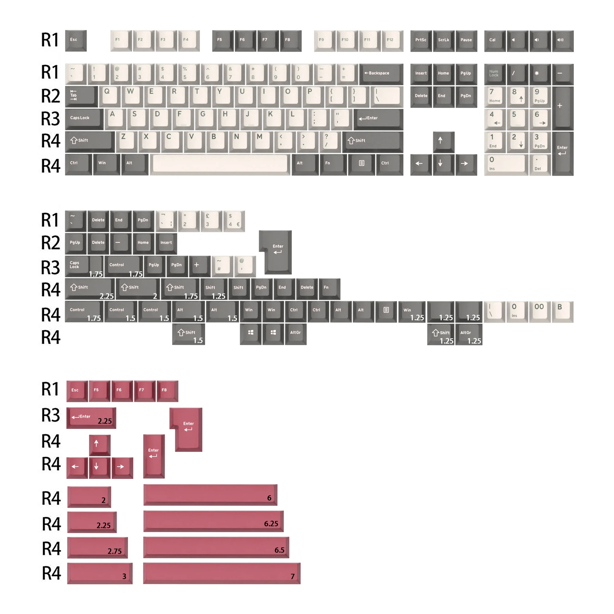 Space Keycap Grupo Pbt Doubleshot Keycap Grupo Perfil Cereja para Teclado Mecânico Astronauta para Bm60 Bm65 Bm68 87 104 Alice gj - Imagem 5