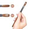 KADS Kolinsky Acrylic Nail Brush for Manicure Powder CRIMPED ROUND Red Wood Handle Professional Tool Manicure Brushes 6
