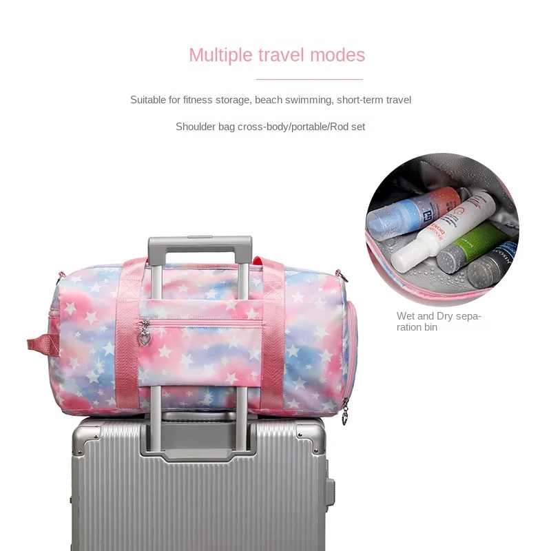 Foldable Bags Weekend Bag Strap Travel Bags for Women Waterproof Durable Duffle Bag With Shoe Compartment 2022 Luggage