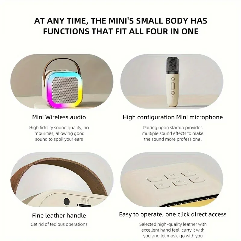 Karaoke Microphone K12 Professional Singing Bluetooth Speaker ColumnSpeaker High-end Ktv Karaoke Microphone Bluetooth Audio Wireless Mic