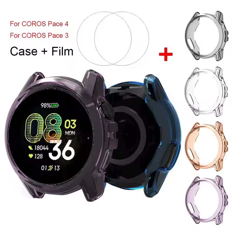 Dual-Function Protective Case Cover with Tempered Glass Film Screen Protector