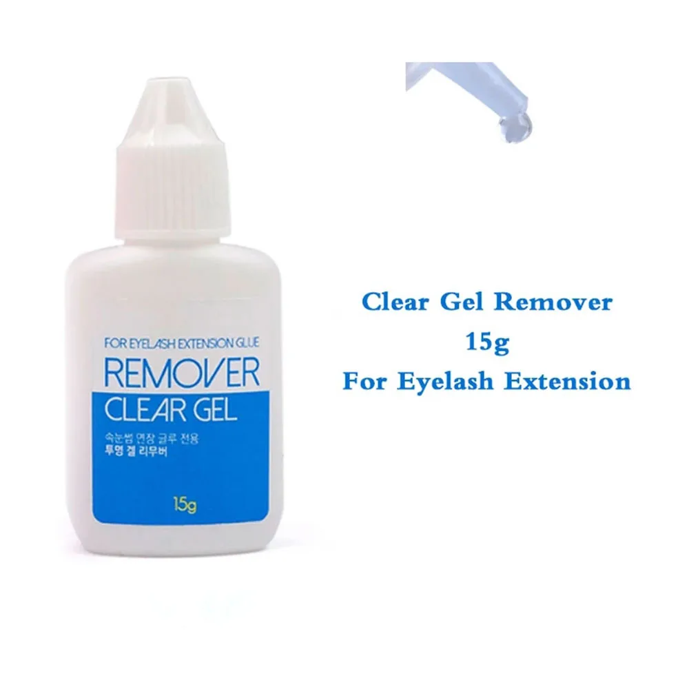 Original Korea Remover Liquid for Eyelash Extensions Glue Wholesale Clear Gel Cleaner False Lash Removal Liquid 15g 5