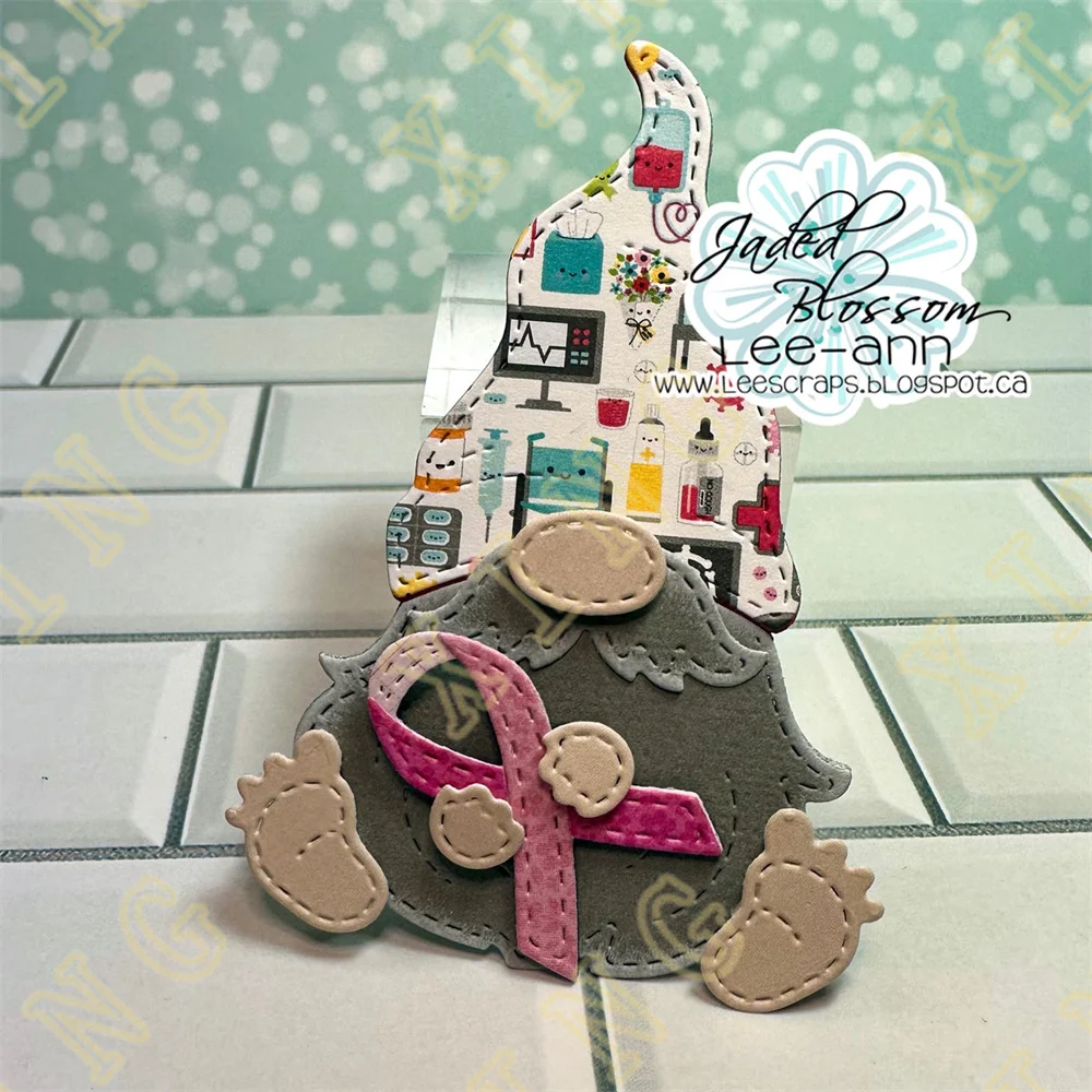 Gnome Medical Embellishment Cluster Metal Cutting Dies Stamps Stencils for Scrapbooking Stamp Photo Album Decorative Embossing