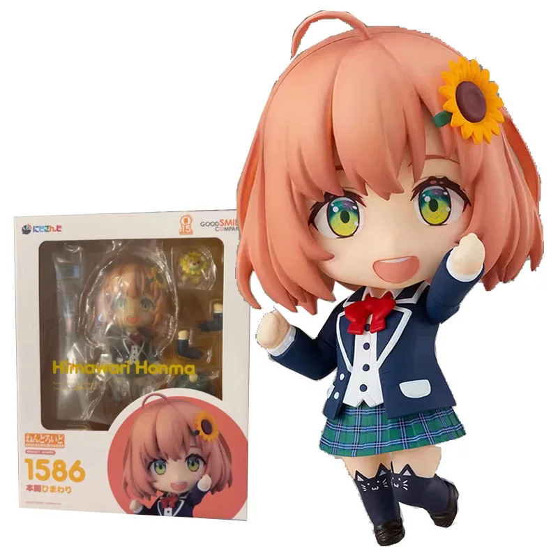 

GOOD SMILE GSC 1586 NENDOROID NIJISANJI Anime Figure Honma Himawari Joints Movable Action Figure Toys for Kids Gift