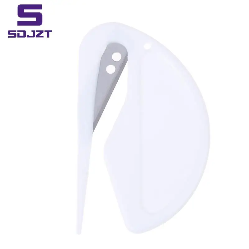 2PCS Stuks Briefopener mail opener Mini Sharp Brief Mail Envelop Opener Veiligheid Papers Bewaakt Cutter Blade Kantoor Apparatuur Plastic