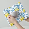 Lemon Dishwashing Cloth Watercolor Farmhouse Hand Dried Tea Towel For Thickened Kitchen Cooking Baking Cleaning Printed Fabric 4