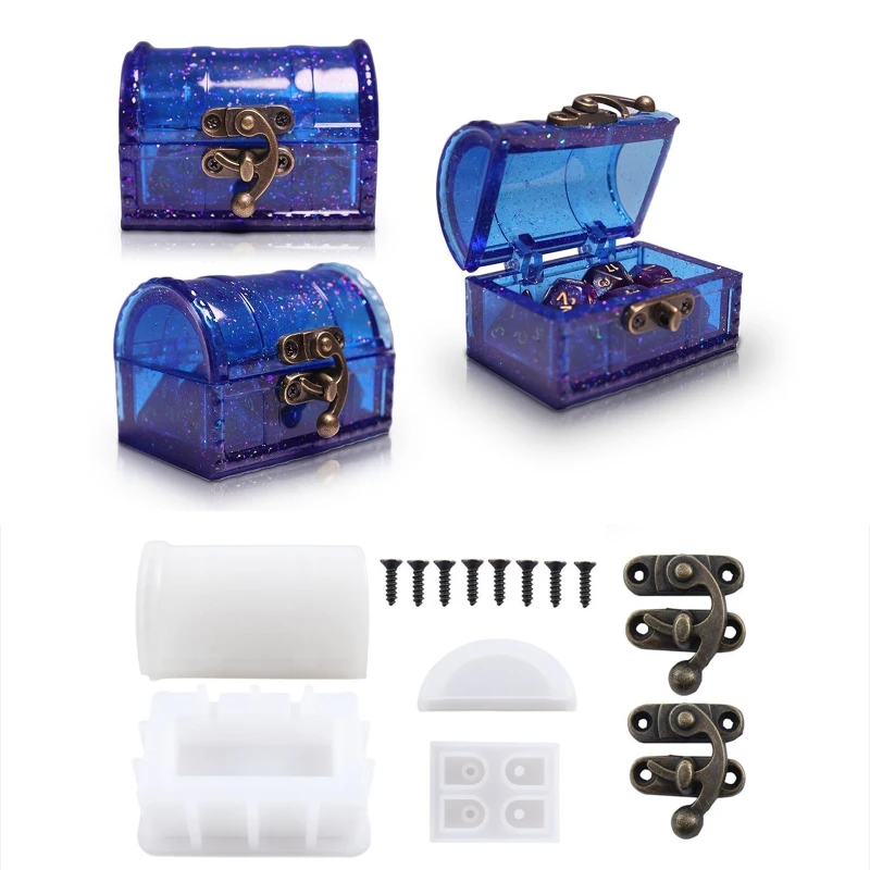 Dice Storage Case Mold Home Decorations Jewelry Ring Box Dice