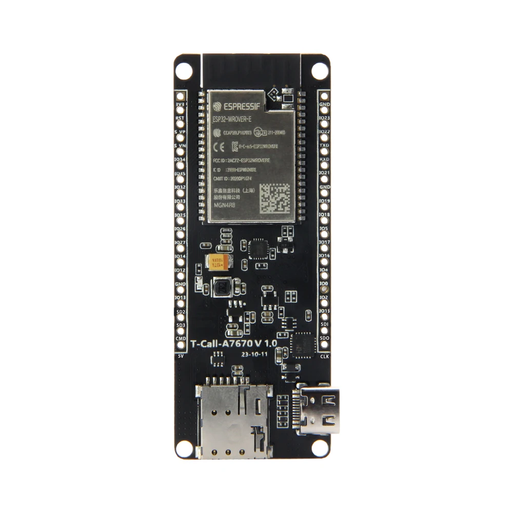 SIMCOM A7670E 4G 2G ESP32-WROVER-E WIFI BT Development Board LTE Cat1 GSM Module With GPS Receiver