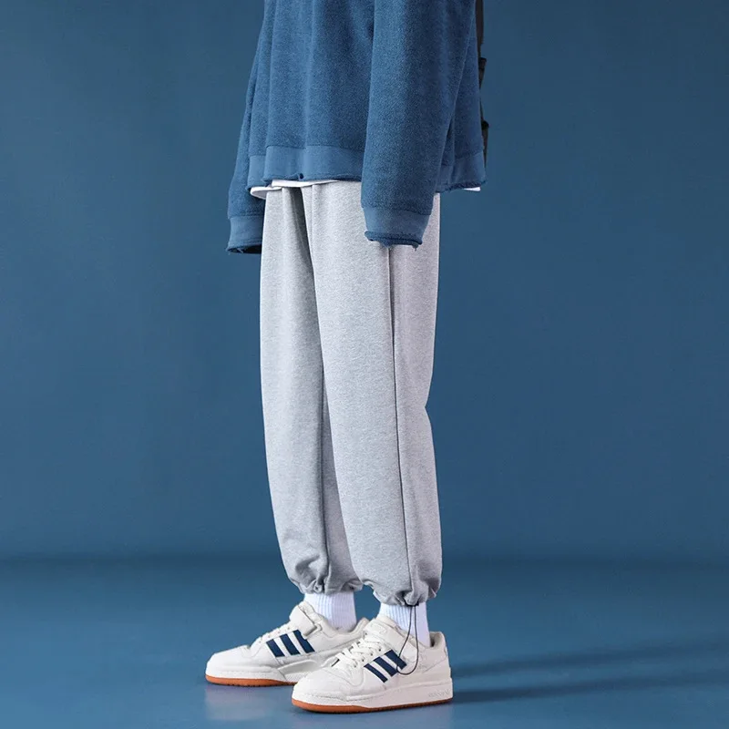 Hot sell Sports pants men's casual long pants gray leggings men's basketball leggings loose fitting sanitary pants