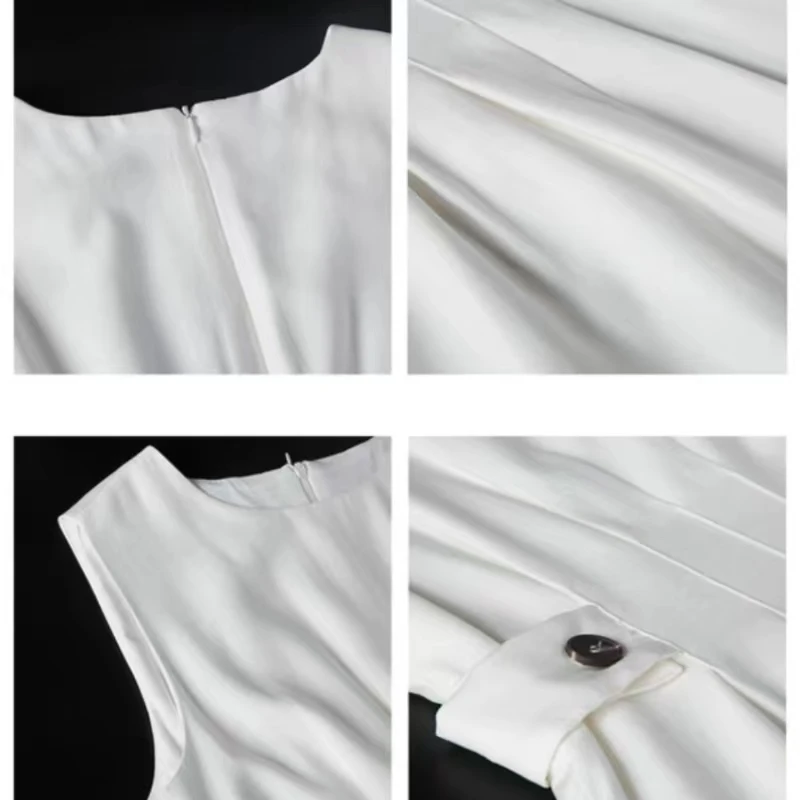 Sleeveless Temperament Vest Skirt for Women, Cold Wind Halter Skirt, Fashionable and Slim Skirt 6