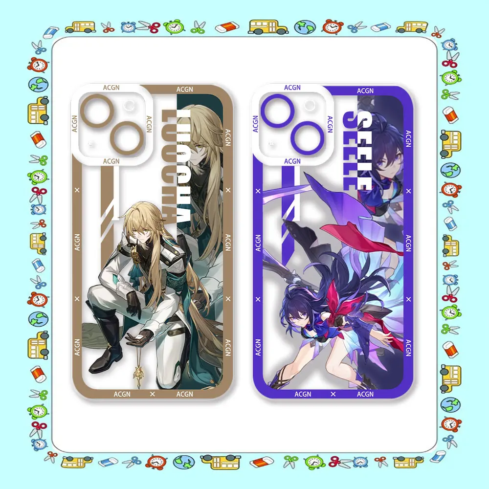 Elegant Honkai Star Rail Kafka Blade Clear Soft Phone Case Cover
