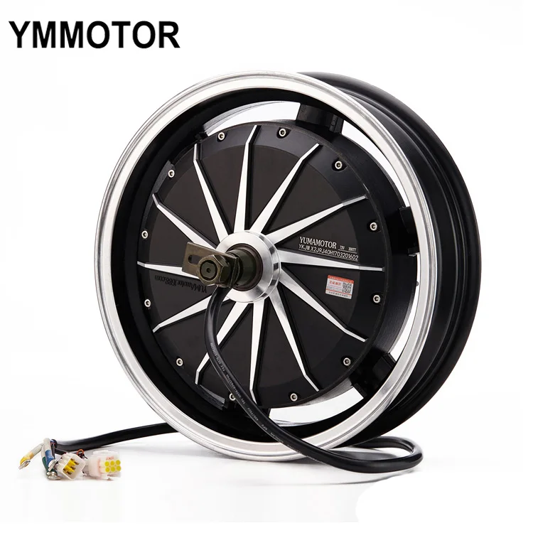 14 Inch 1500W-3000W High Torque Bldc 72V Dc Brushless Electric Motorcycle Motor