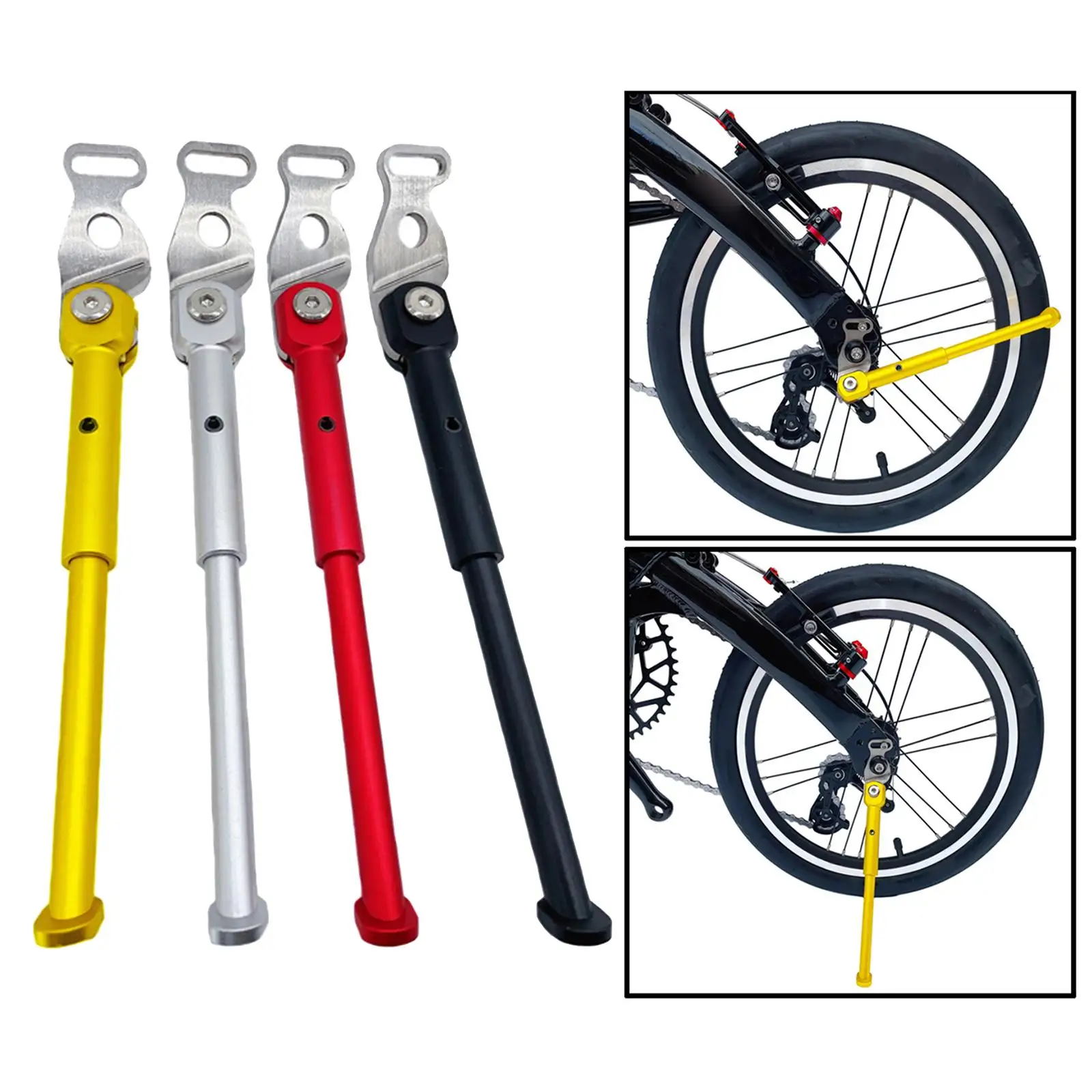 Folding Bike Kickstand Kick Stand Aluminum Alloy Single Leg MTB Road