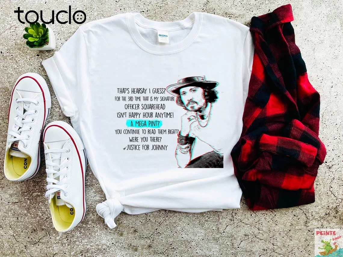 Johnny Depp Funny Quotes Shirt Per Fan, Mega Pinta Shirt