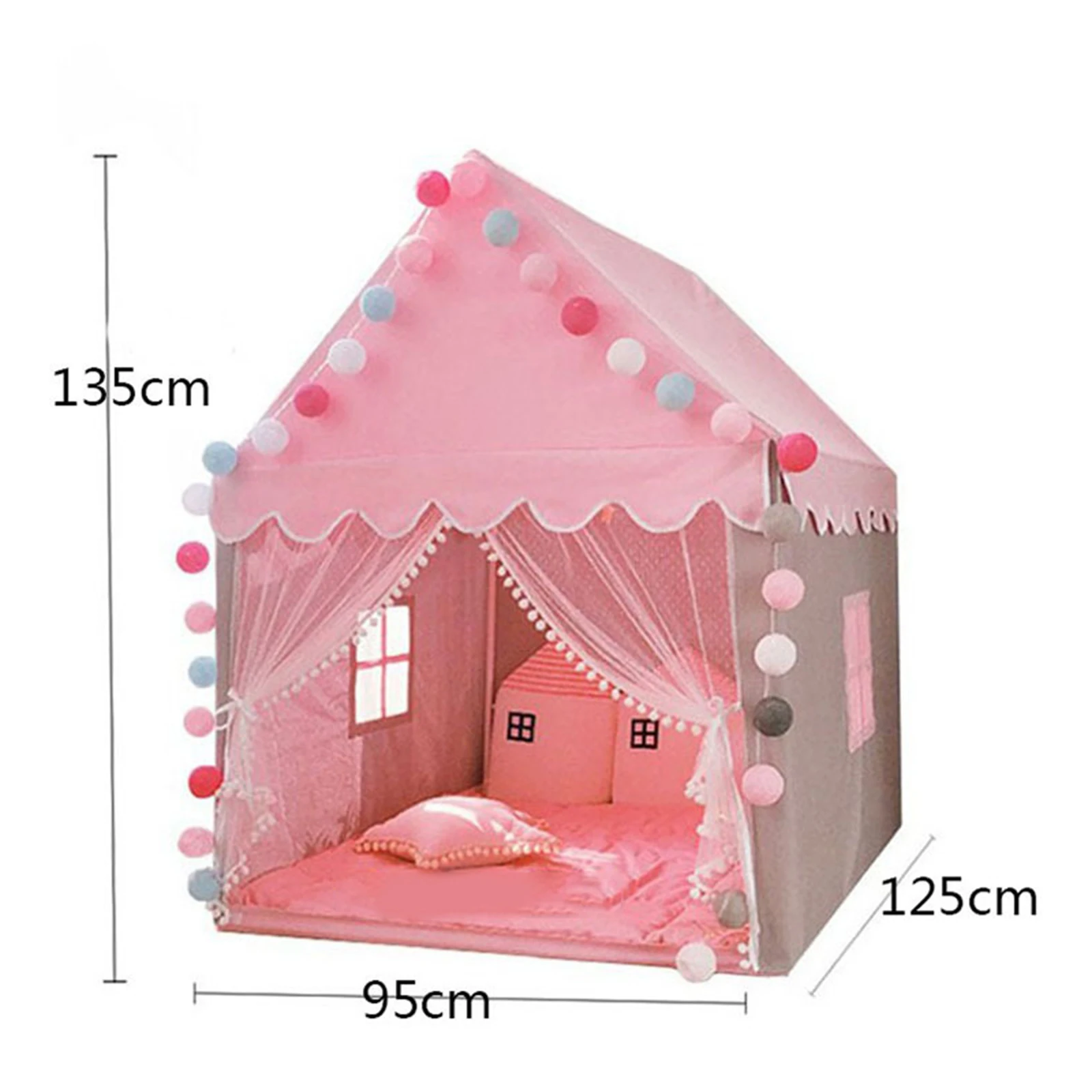 Children Play Tent for Boy Girl Baby Play House Child Room Decor Tent Toys Princess Indian Small House Game House Large Castle