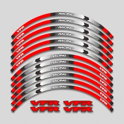Motorcycle Accessories Wheels Hub Stickers Rim Reflective Stripe For Honda VFR750 VFR800 VFR1200 VFR1200F VFR 750 800 1200 1200F