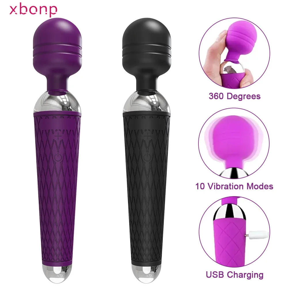 Clit Vibrators in Two Sizes / Magic Wand Massagers main image 1