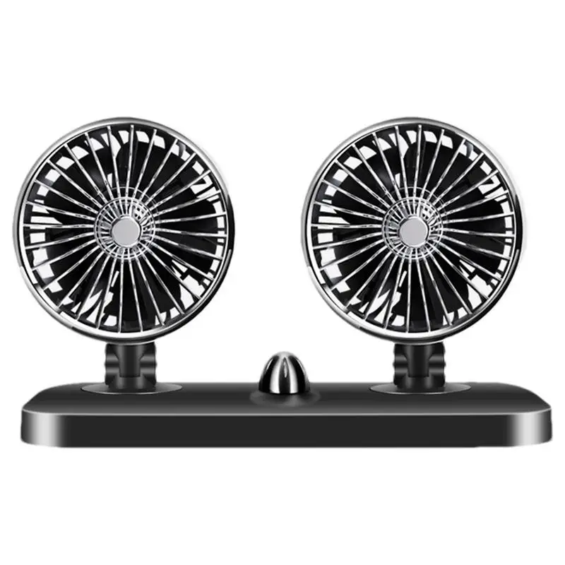 

Car Dashboard Fan 180-Degree Rotation Rechargeable Truck Dash Fan 12v/24v Portable Mute Operation USB Fan For Center Console